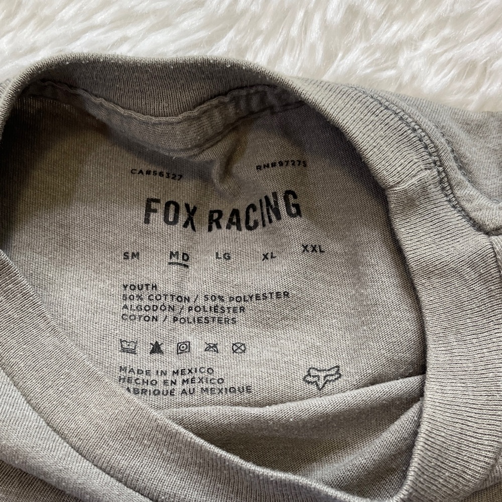 Fox Racing Gray T-Shirt - Picture 2 of 3
